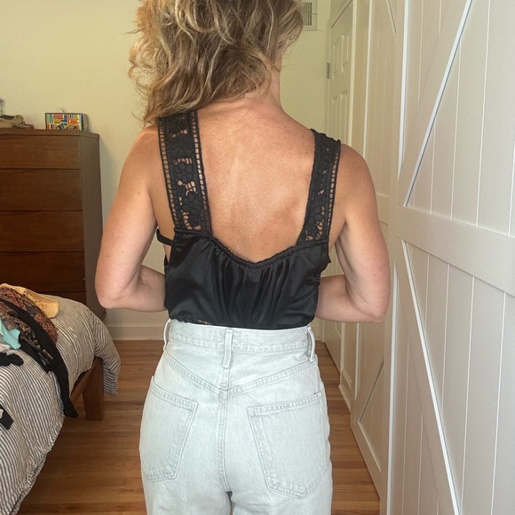 Agolde Dame Women's White Wide-Leg Jeans - Picture 2 of 7